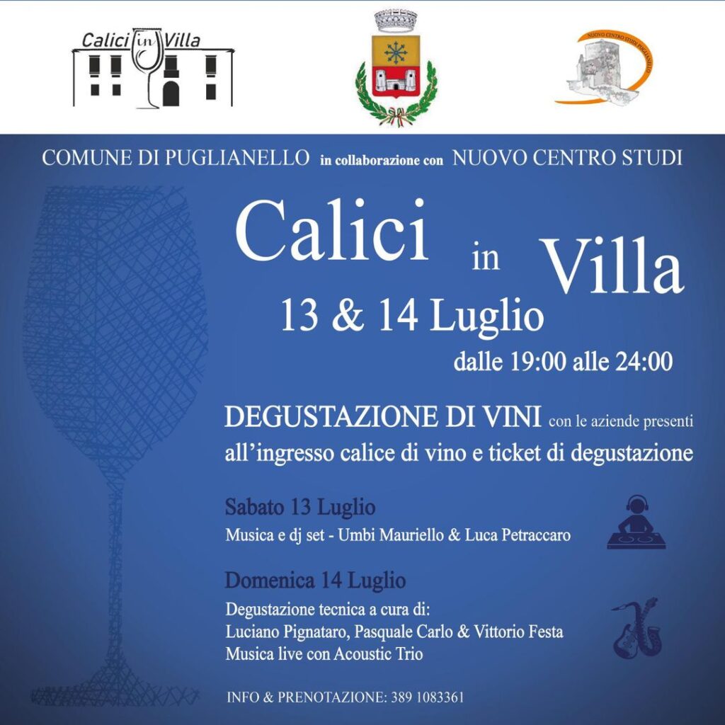 13/14 LUGLIO – CALICI IN VILLA