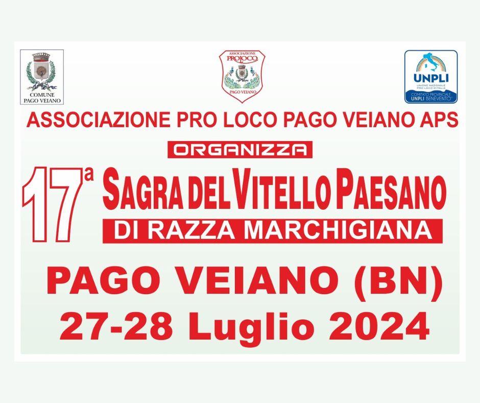 27/28 LUGLIO – XVII SAGRA DEL VITELLO PAESANO