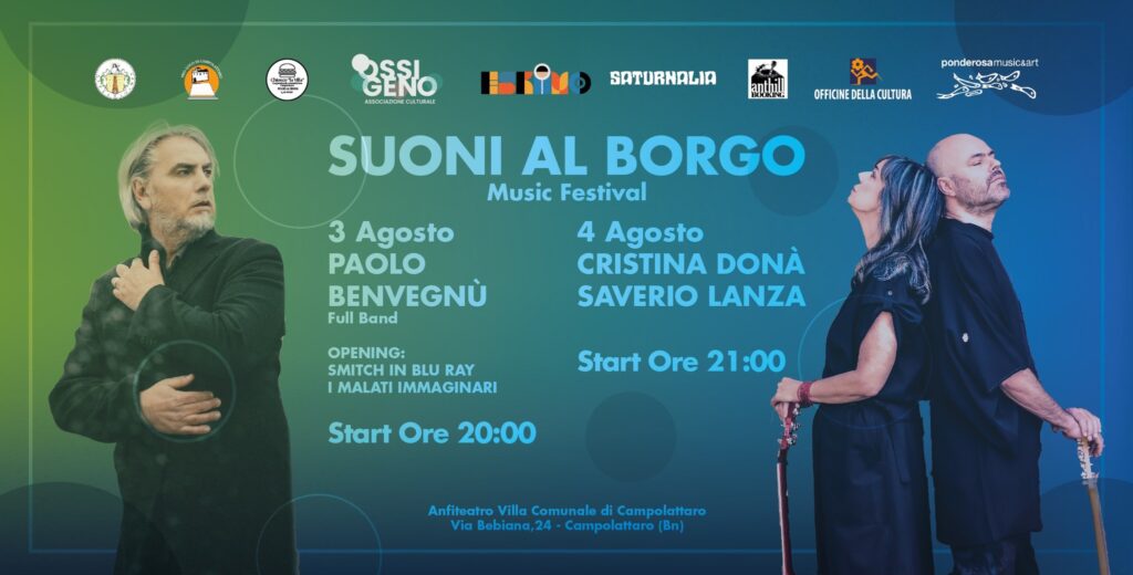 3/4 AGOSTO – SUONI AL BORGO MUSIC FESTIVAL