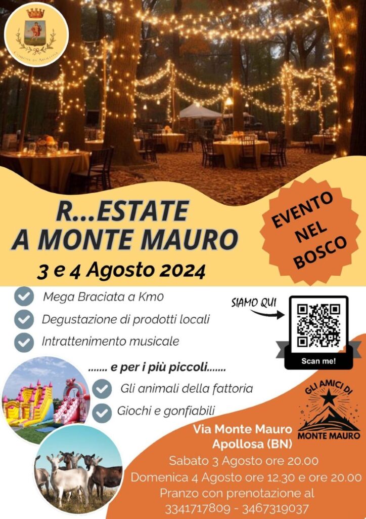 3/4 AGOSTO – R…ESTATE A MONTE MAURO