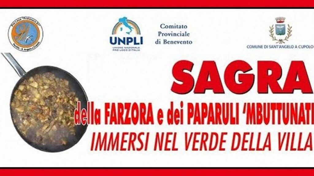 5/6/7 LUGLIO – SAGRA DELLA FARZORA E PAPARULI ‘MBUTTUNATI