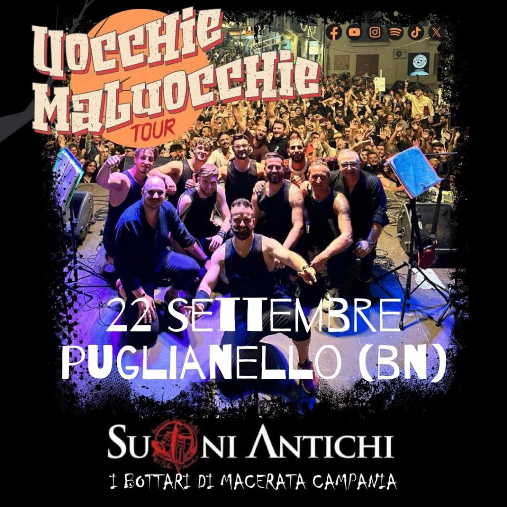 22 SETTEMBRE – UOCCHIE MALUOCCHIE TOUR